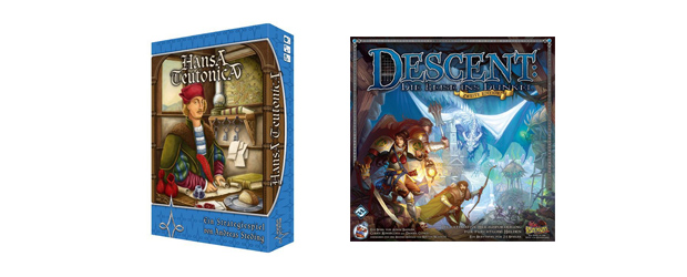 Adventskalender 18.12.2014 –  Hansa Teutonica 19,99€ & Descent 2. Edition 34,90€